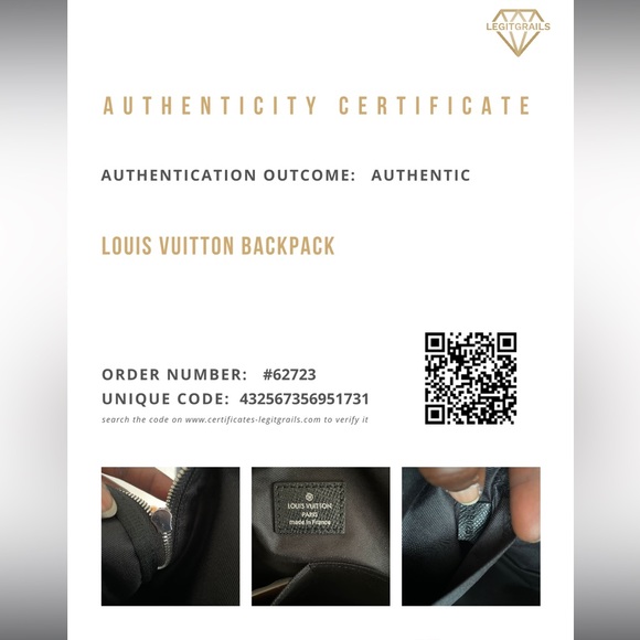 Authentic Louis Vuitton black Taiga Adrian Backpack - Picture 15 of 16